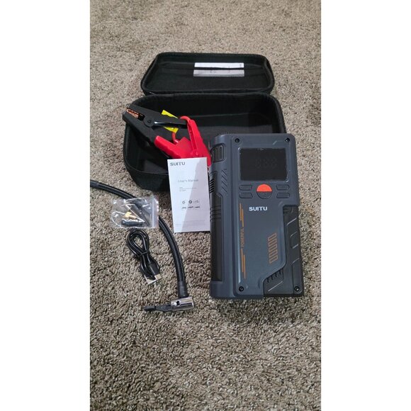SUITU ST-9631 Pro Jump Starter with Air Compressor 20000mAh Portable Power Bank - Picture 8 of 16